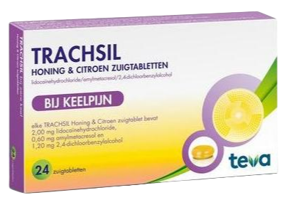 Trachsil Honing & Citroen Zuigtabletten