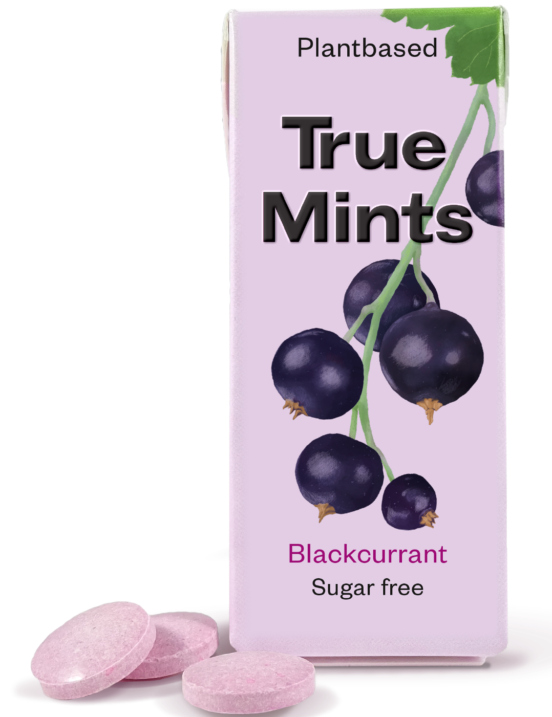 True Mints Blackcurrant Pastilles