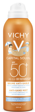 Image of Vichy Capital Soleil Anti-Sand Mist Children Sensitive SPF50+ 