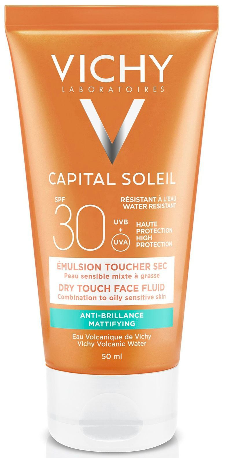 Image of Vichy Capital Soleil Dry Touch Face Fluid Mattifying SPF30 
