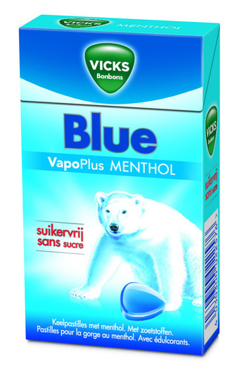 Vicks Blue Box Menthol Suikervrij