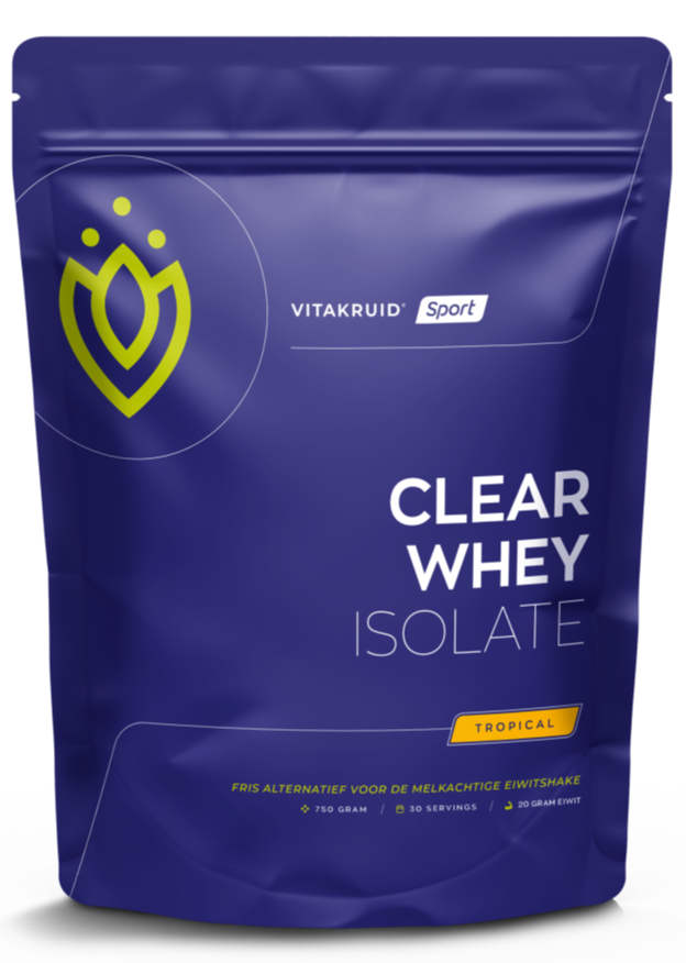Vitakruid - Clear Whey Isolate - Helder wei-isolaat - Proteïne - 750 gram