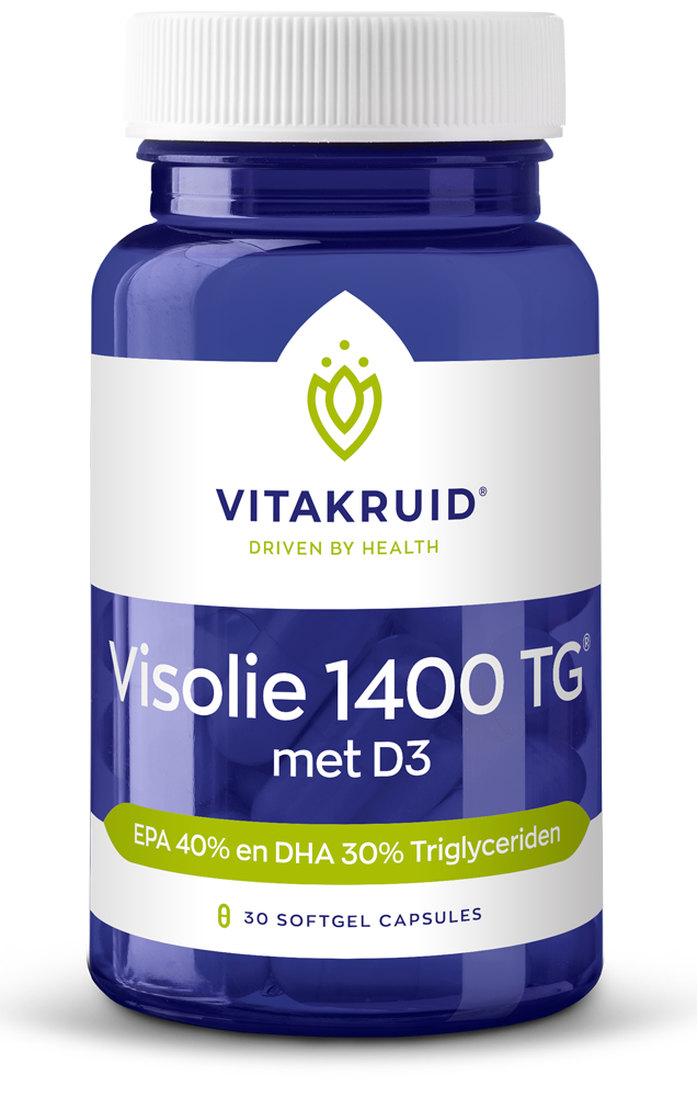 Afbeelding van Vitakruid Visolie 1400 TG met D3 Capsules