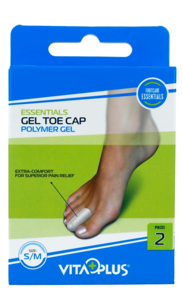 Vitaplus Essentials Gel Toe Cap Polymer Gel maat S/M