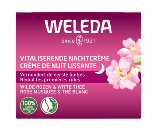 Weleda Vitaliserende Nachtcrème Wilde Rozen & Witte Thee