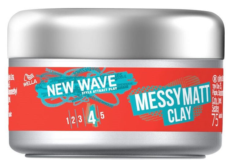 Wella New Wave Messy Matt Clay