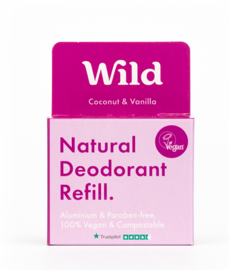 Wild Deodorant - Coconut/Vanilla - Navulling