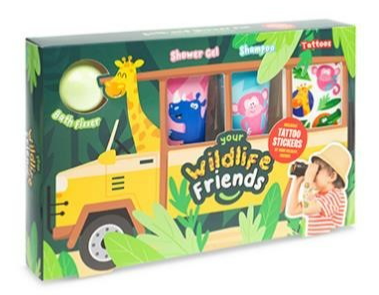 Wildlife Friends Bad Gift Set