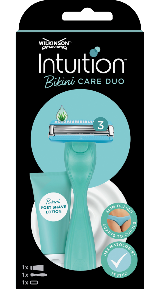 Wilkinson Intuition Scheermes Bikini Care Duo 3 stuks