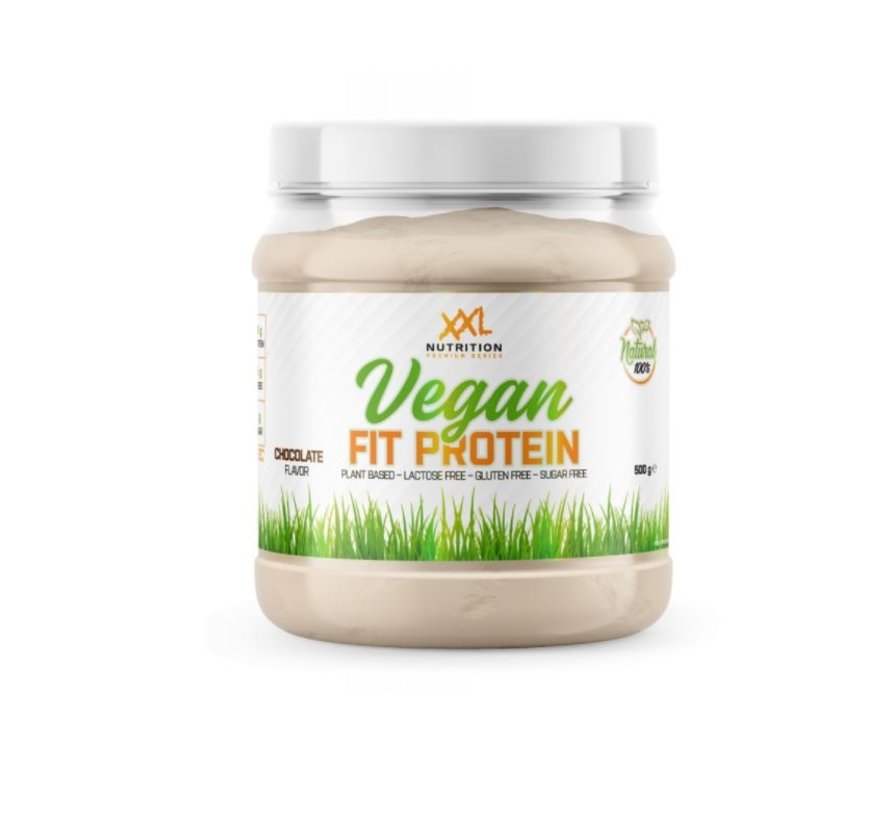 XXL Nutrition - Vegan Fit Protein - Chocolade - 500 gram