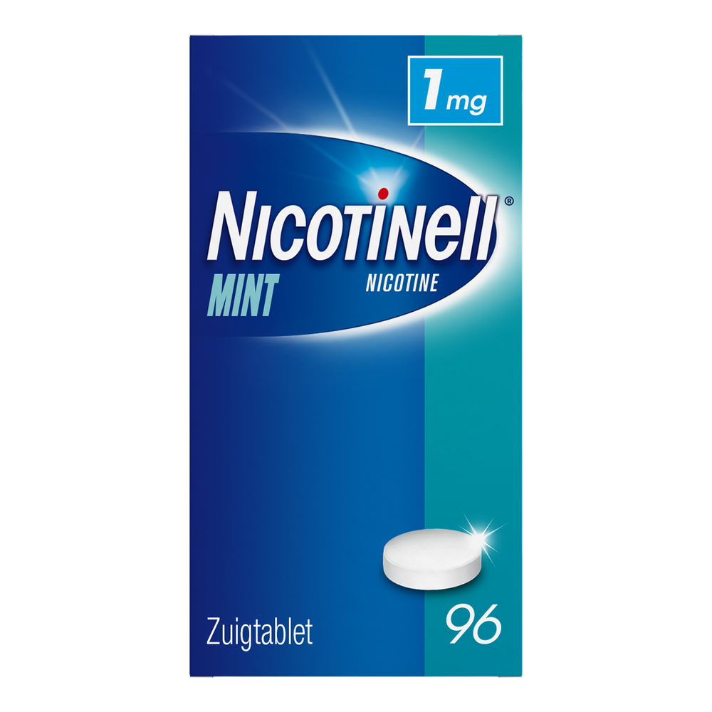 Nicotinell Zuigtablet Mint 1 mg - voor stoppen met roken