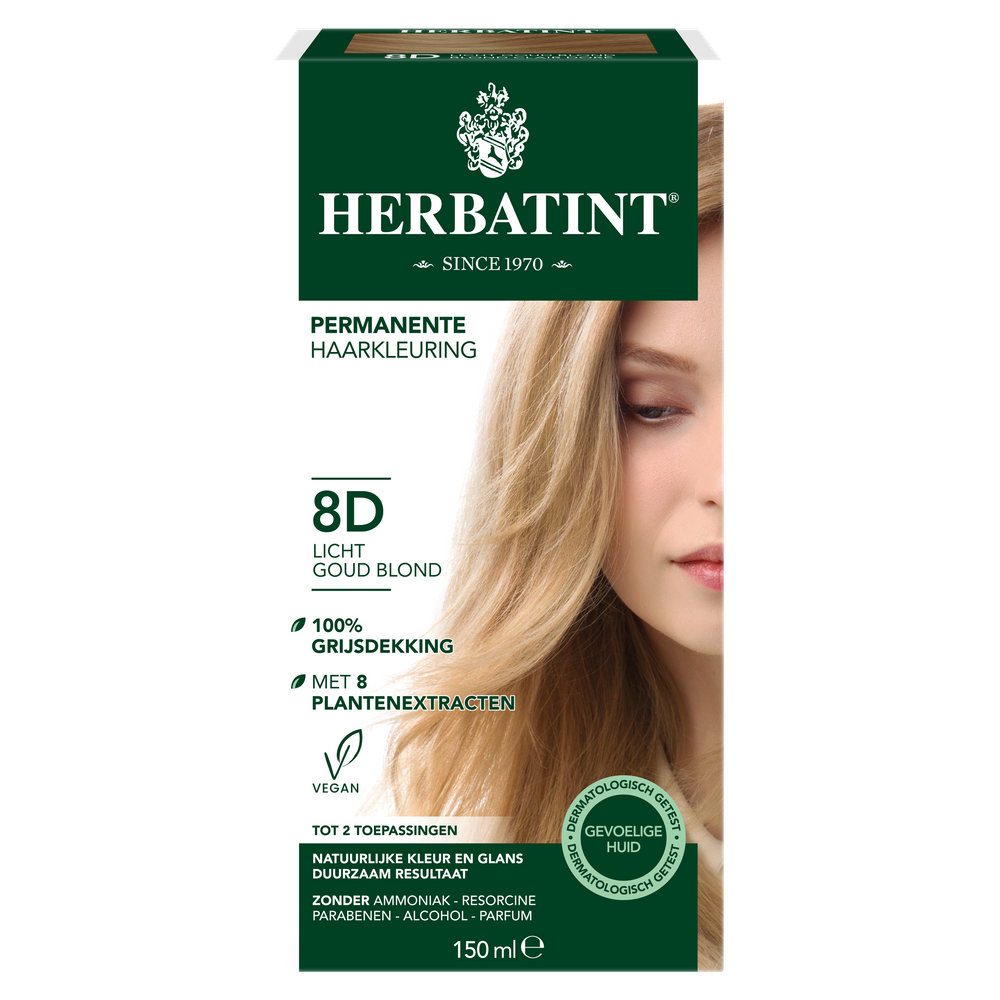 Herbatint Haarverf Gel - 8D Licht Goudblond