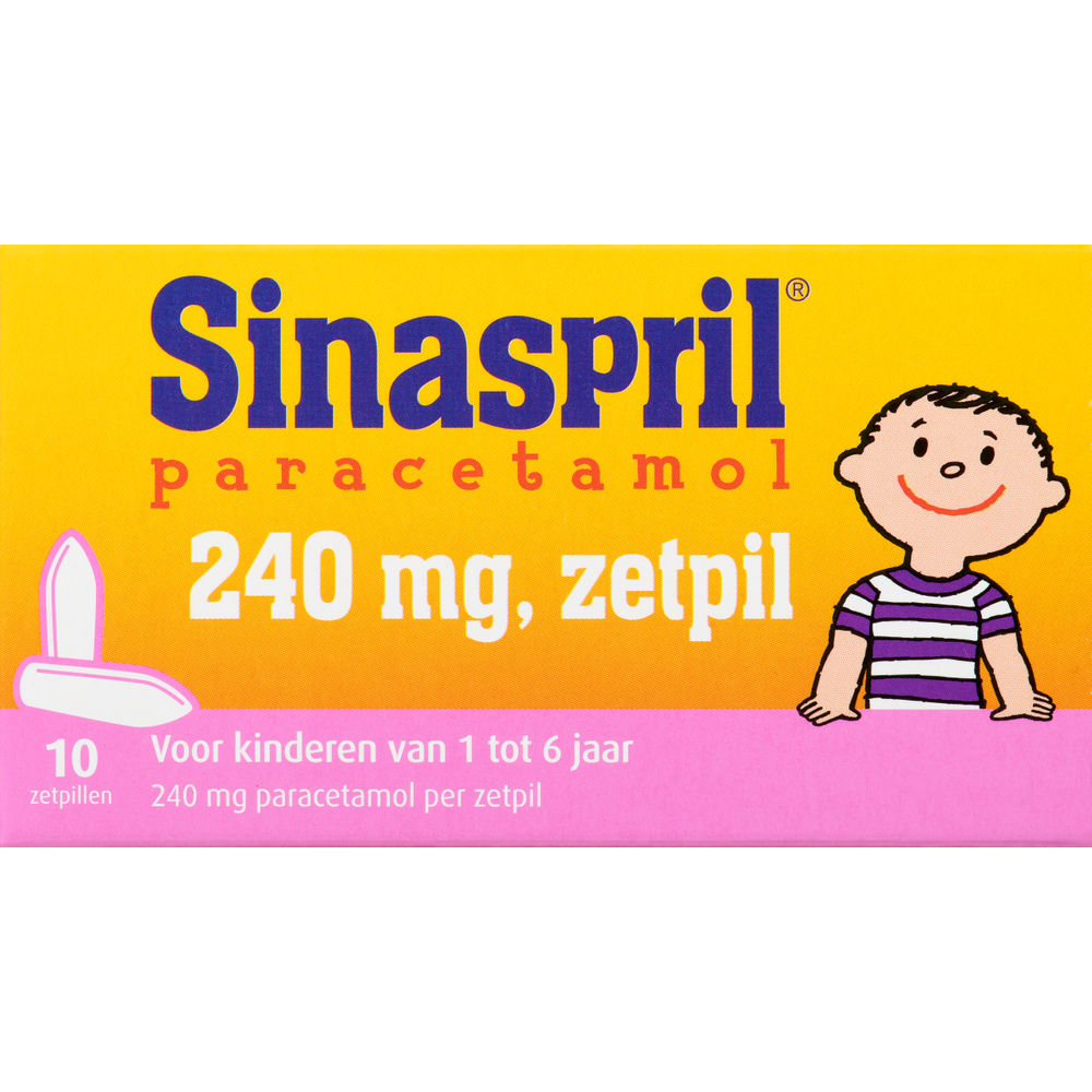 Sinaspril Paracetamol 240mg Zetpillen