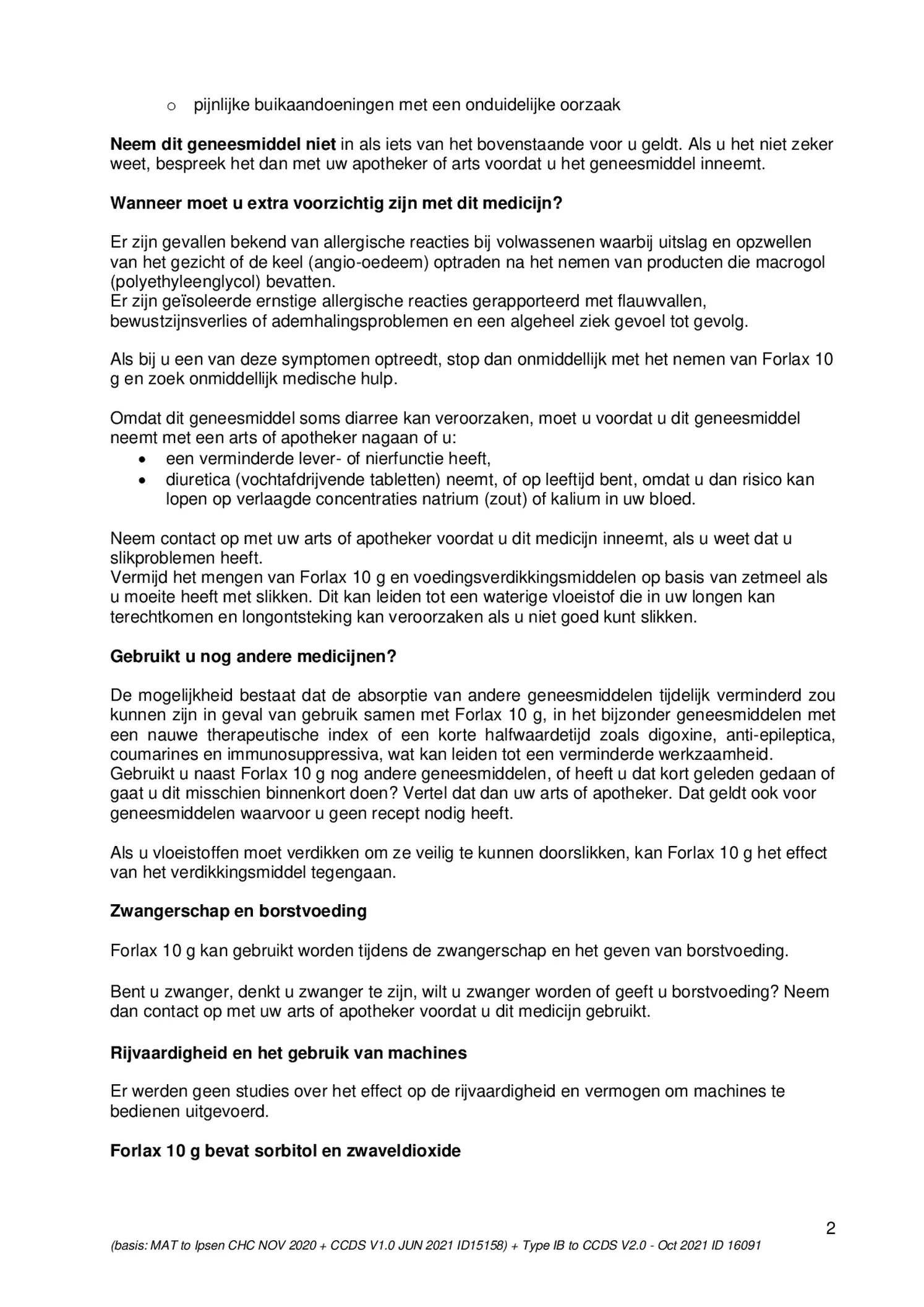 Macrogol Poeder afbeelding van document #2, bijsluiter