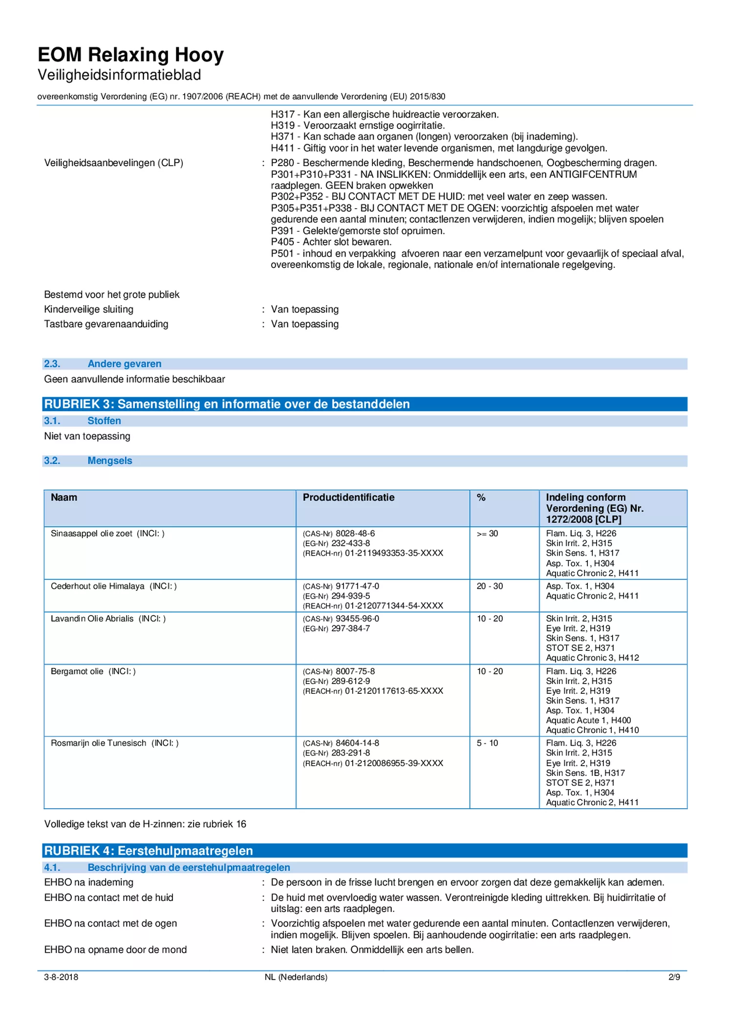 Essentiële Olie Relaxing afbeelding van document #2, etiket