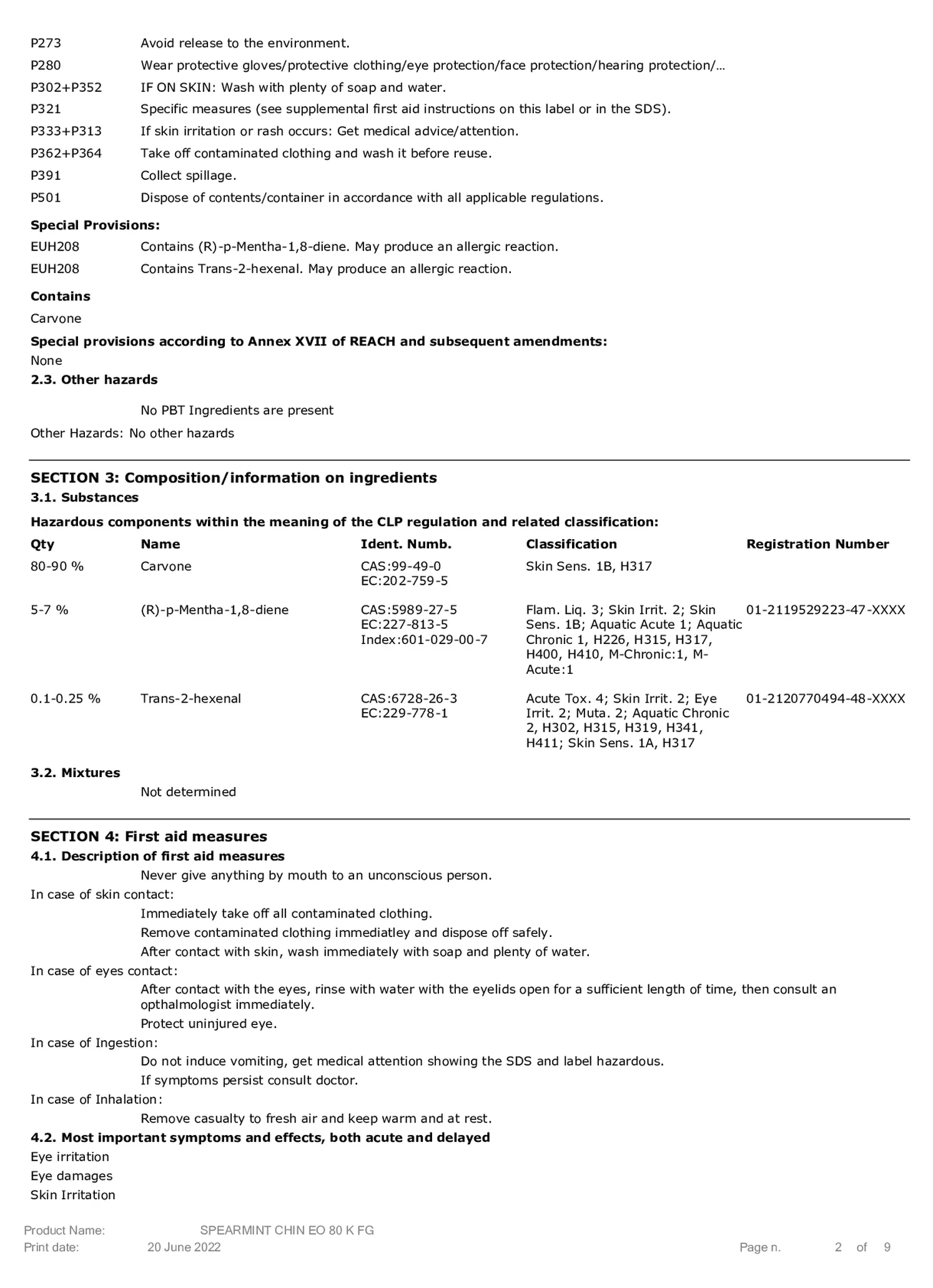 Essentiële Olie Kruizemunt afbeelding van document #2, etiket