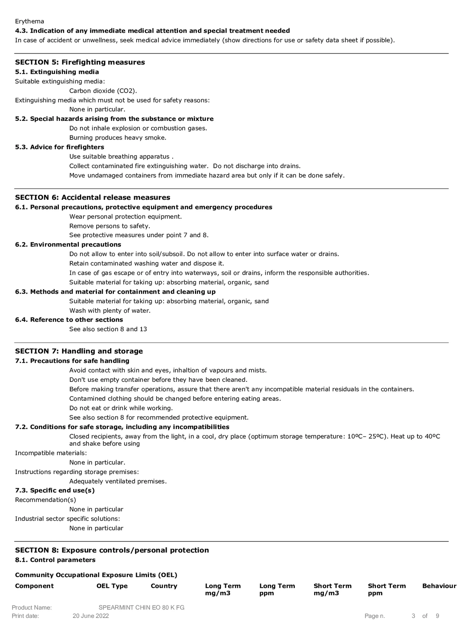 Essentiële Olie Kruizemunt afbeelding van document #3, etiket