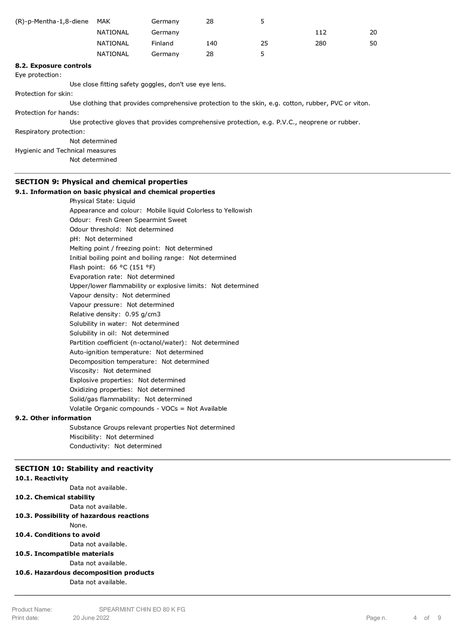 Essentiële Olie Kruizemunt afbeelding van document #4, etiket