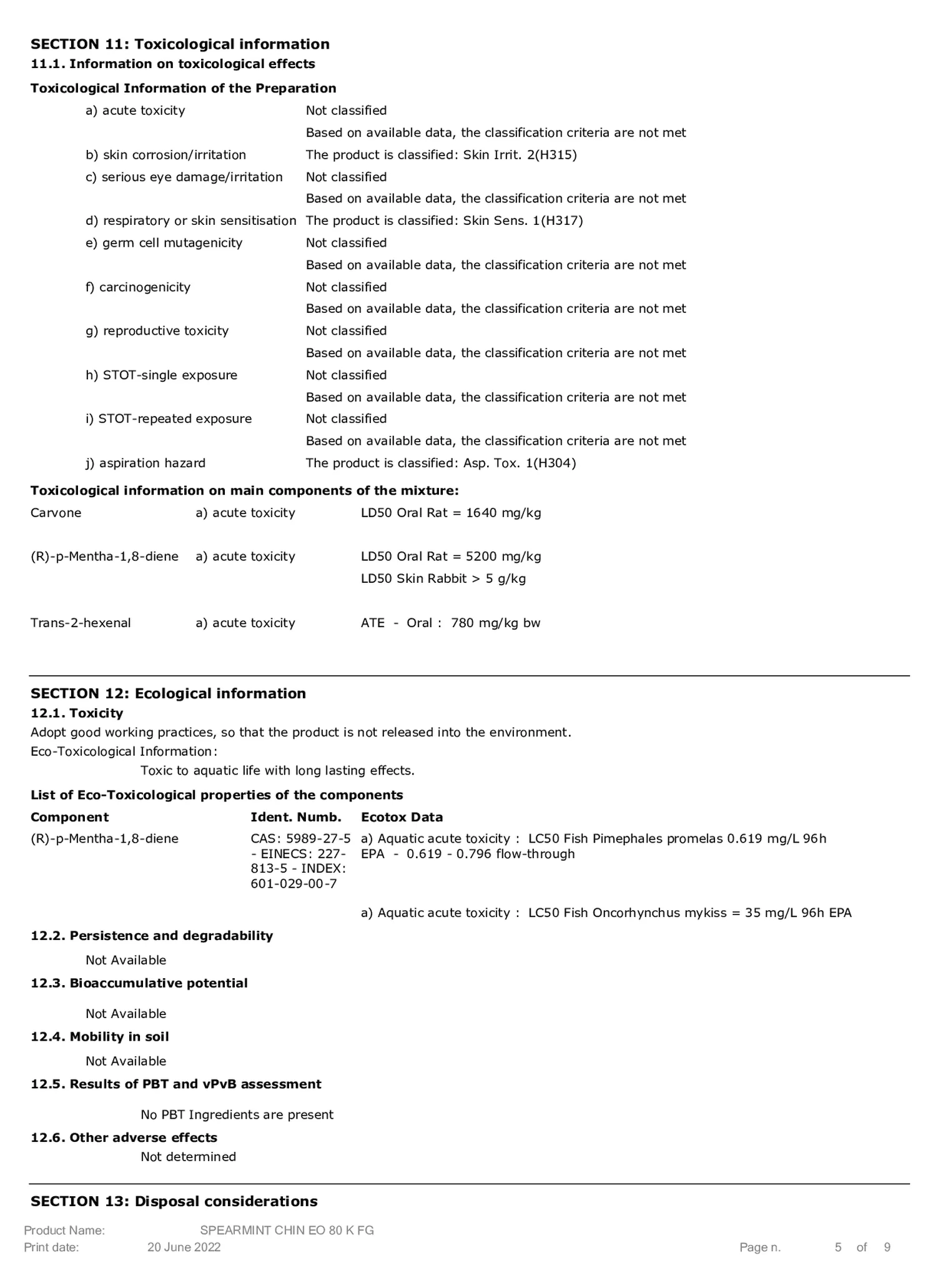 Essentiële Olie Kruizemunt afbeelding van document #5, etiket