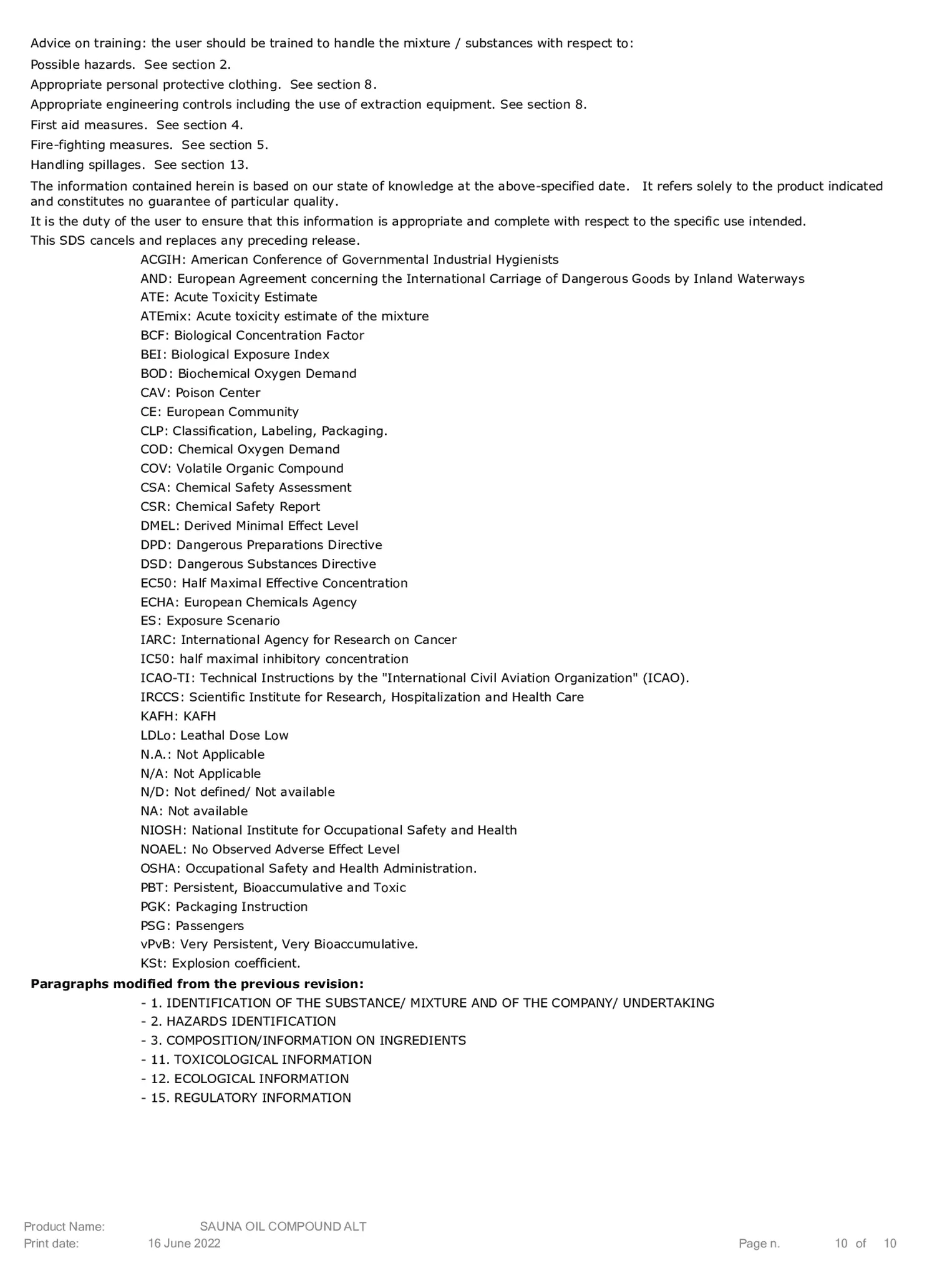 Essentiële Olie Sauna afbeelding van document #10, etiket