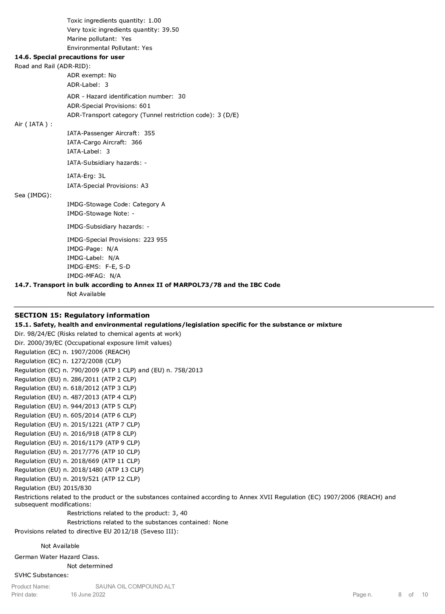 Essentiële Olie Sauna afbeelding van document #8, etiket