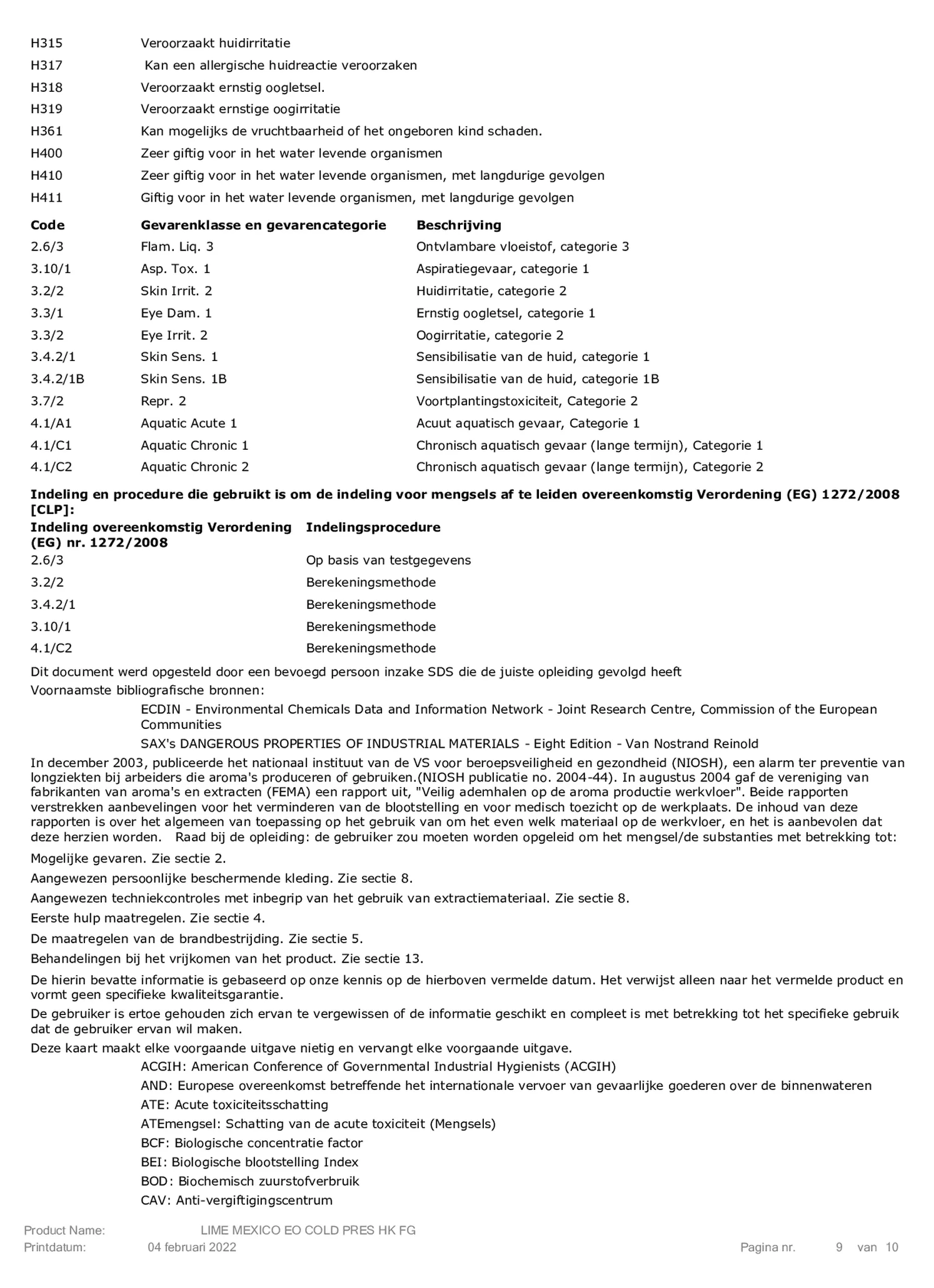 Essentiële Olie Limoen afbeelding van document #9, etiket