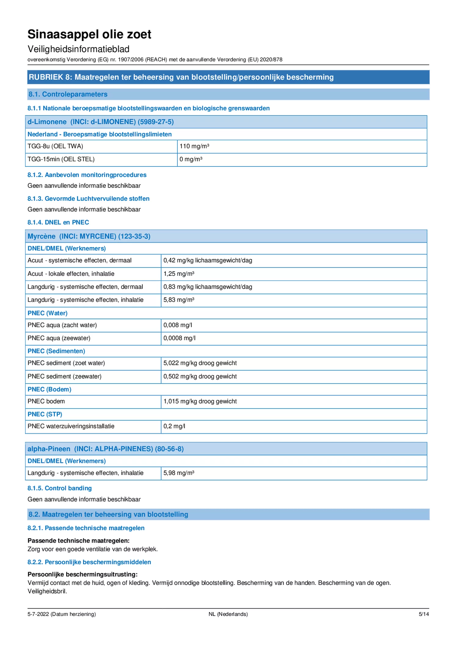 Essentiële Olie Sinaasappel afbeelding van document #5, etiket