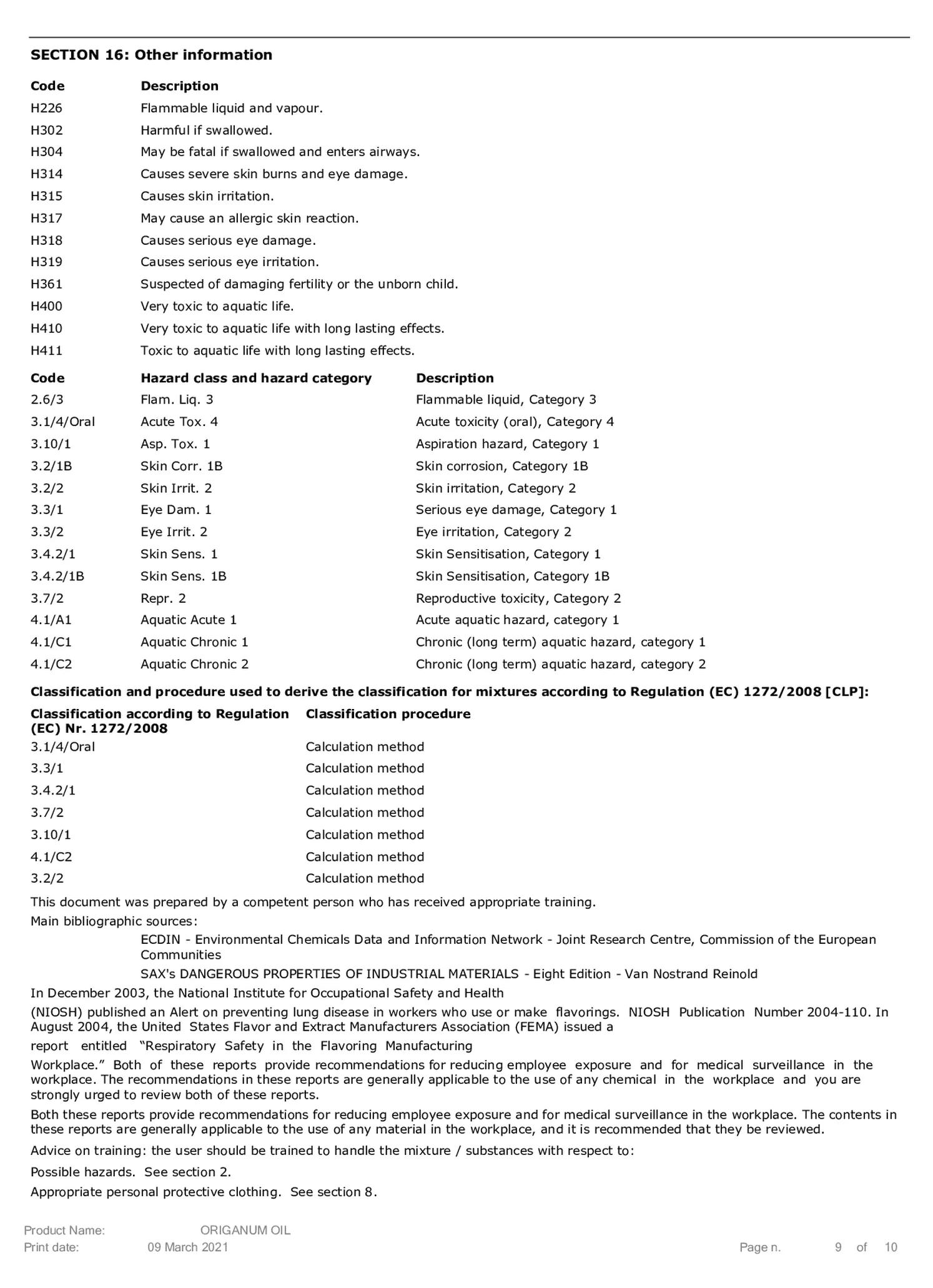 Essentiële Olie Oregano afbeelding van document #9, etiket