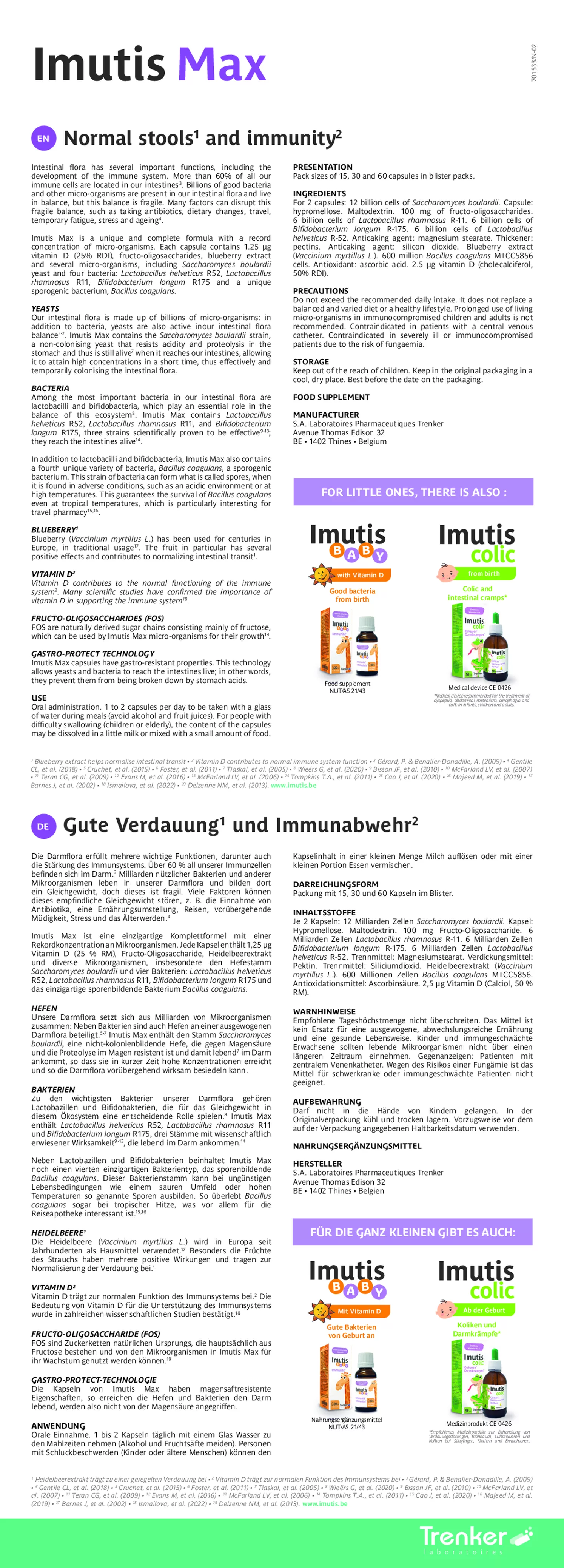 Imutis Max Capsules afbeelding van document #2, gebruiksaanwijzing