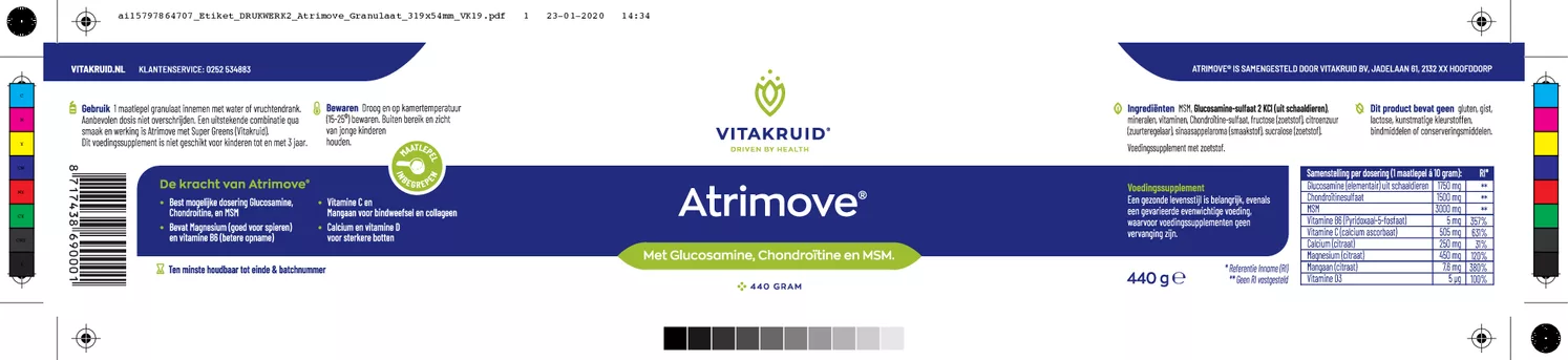 Atrimove Granulaat afbeelding van document #1, etiket