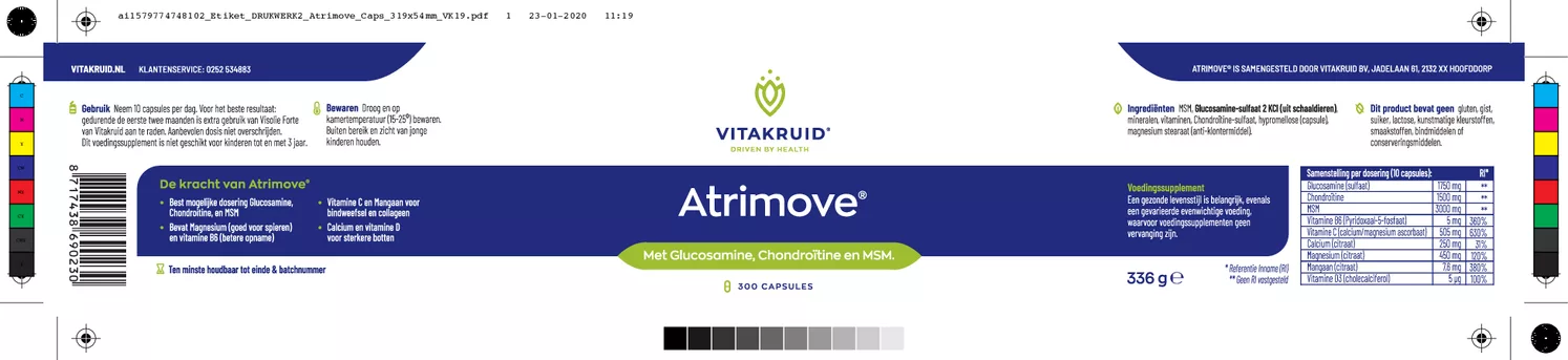 Atrimove Capsules afbeelding van document #1, etiket