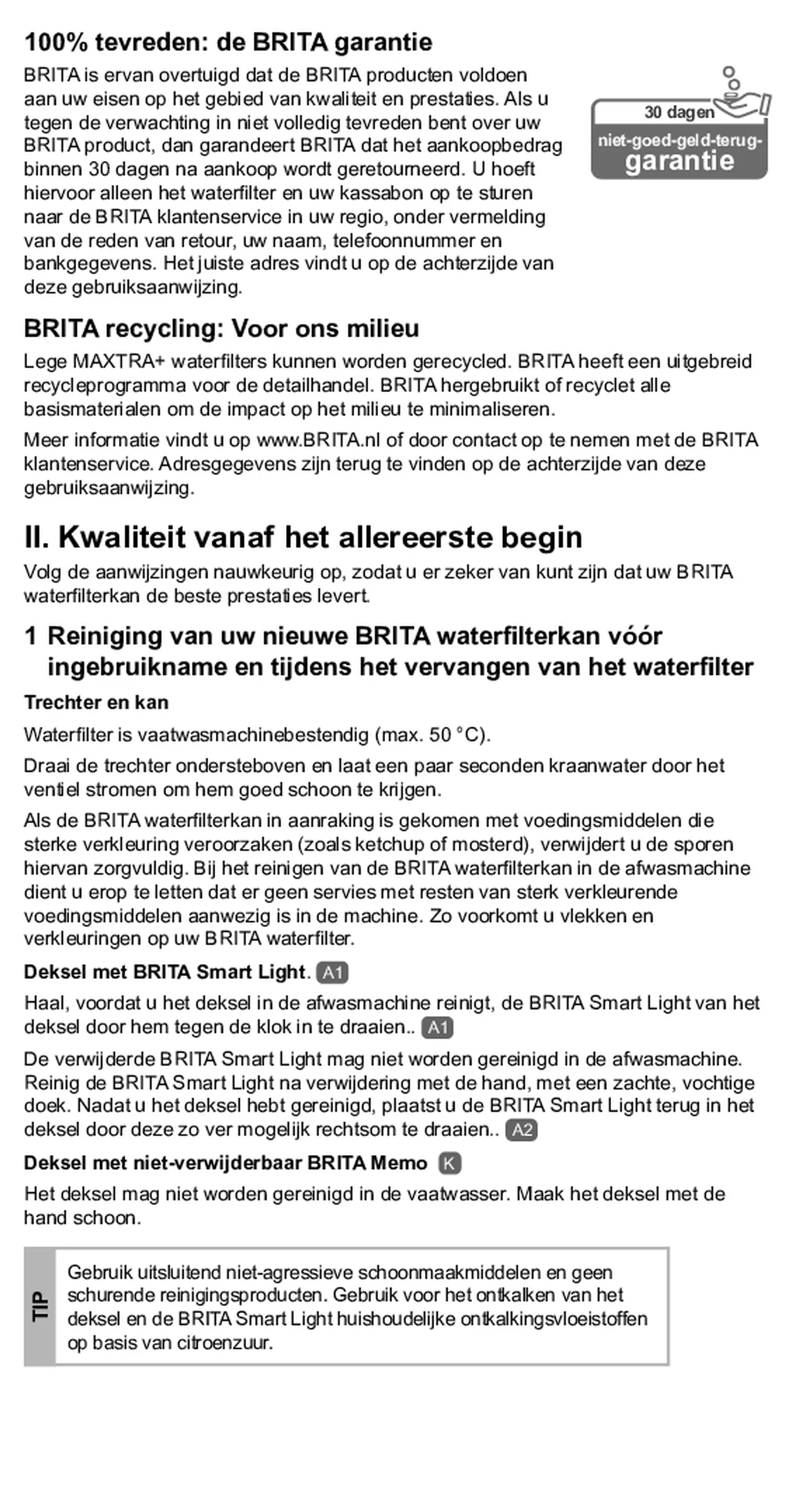 Waterfilterkan Marella Wit XL + 1 Maxtra Filterpatroon afbeelding van document #21, gebruiksaanwijzing