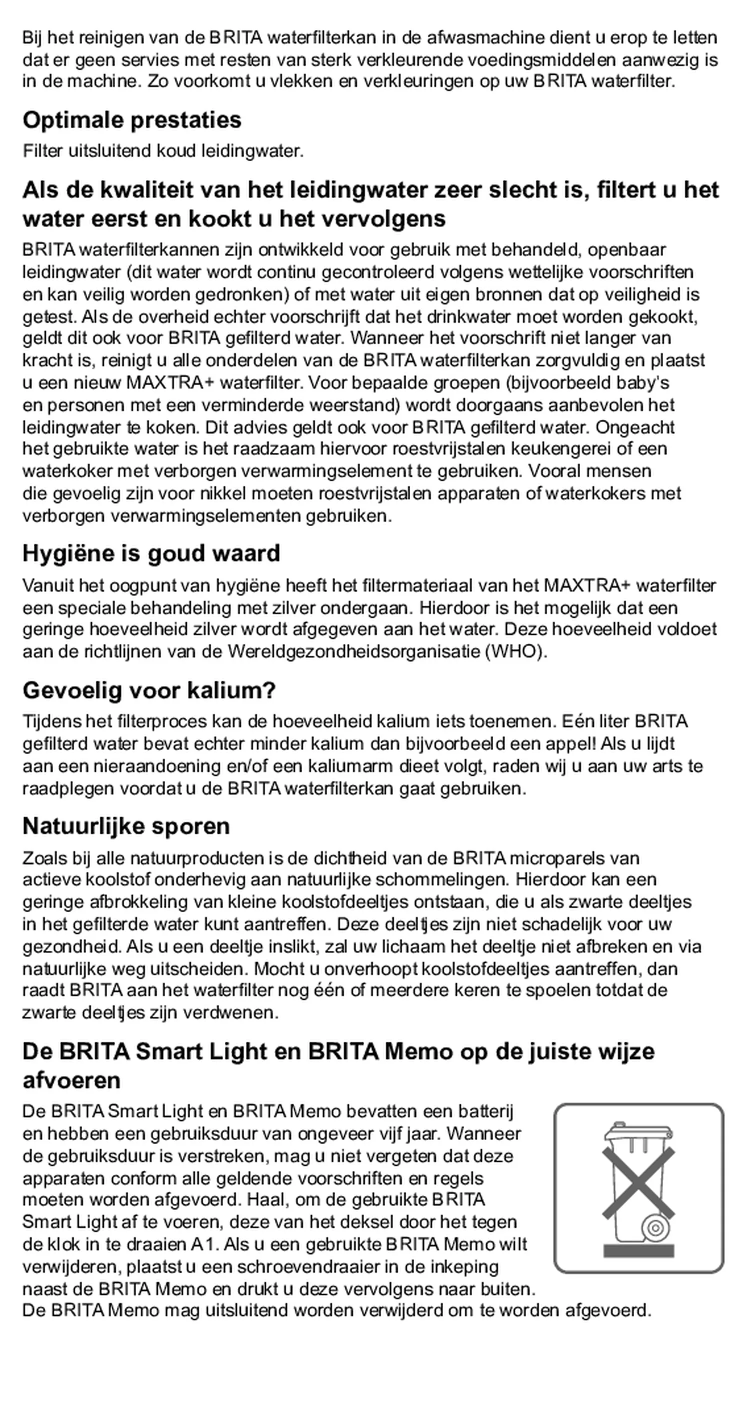 Glas Filterkan + 1 Maxtra Filterpatroon afbeelding van document #24, gebruiksaanwijzing