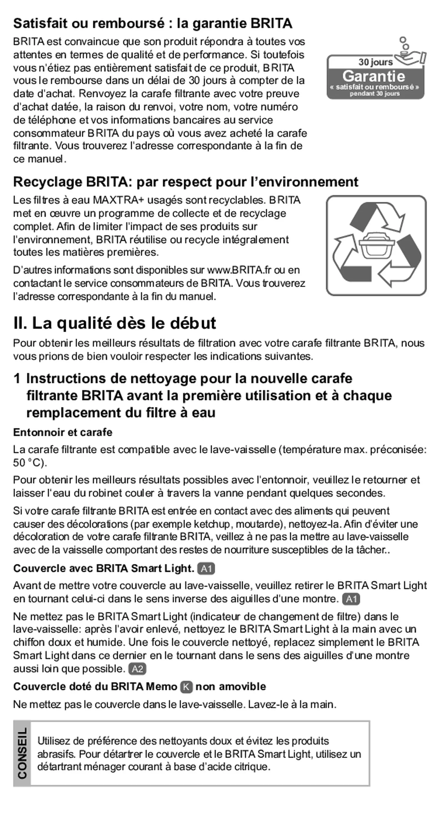 Glas Filterkan + 1 Maxtra Filterpatroon afbeelding van document #9, gebruiksaanwijzing