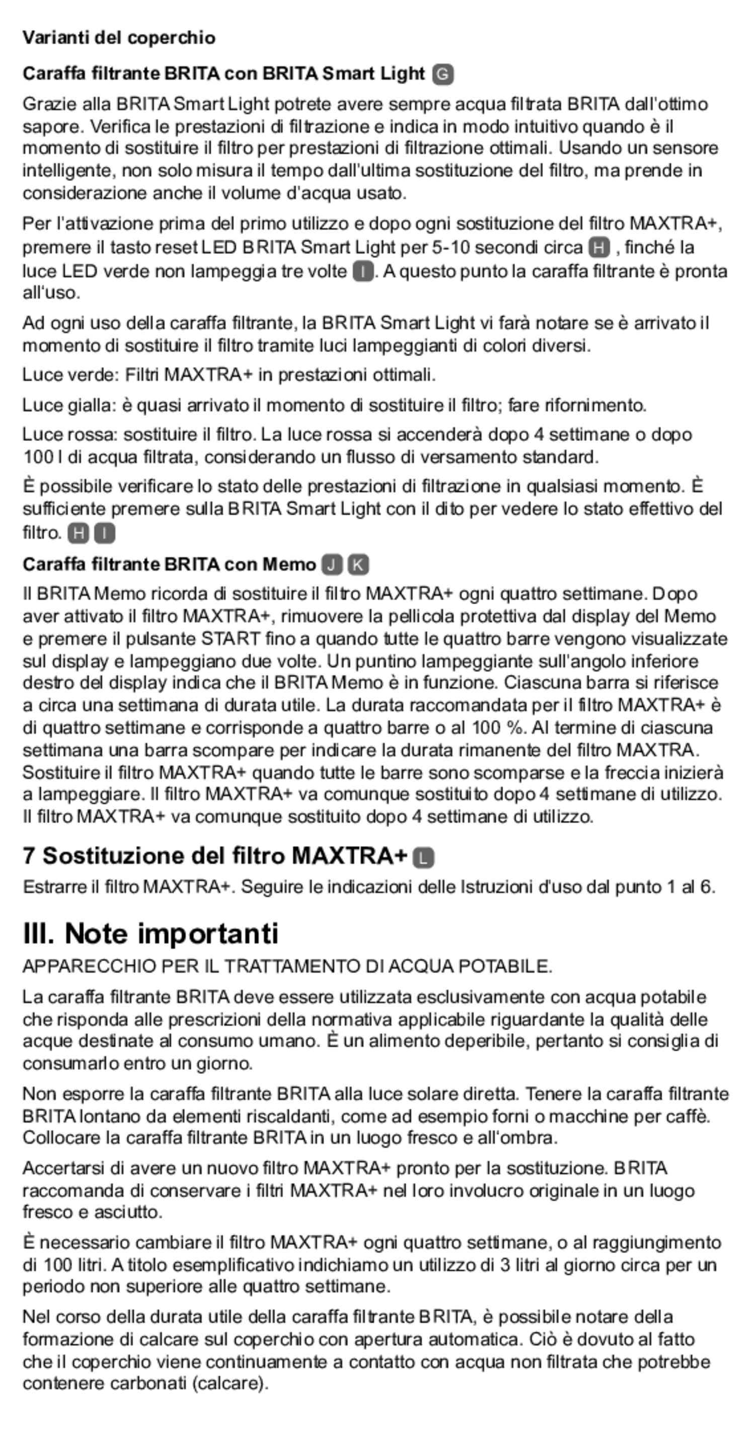 Waterfilterkan Marella Wit + 1 Maxtra Filterpatroon afbeelding van document #39, gebruiksaanwijzing