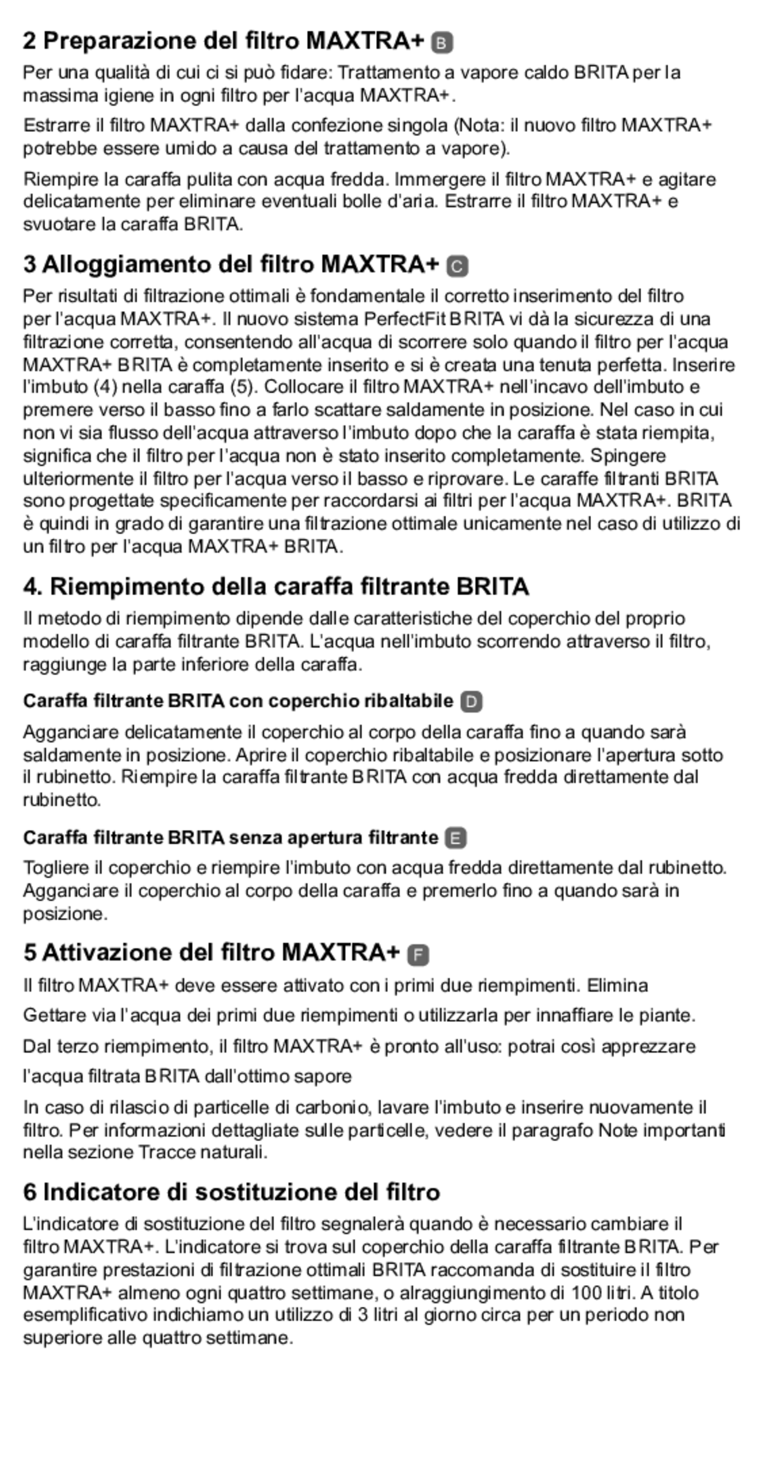 Waterfilterkan Marella Wit + 1 Maxtra Filterpatroon afbeelding van document #15, gebruiksaanwijzing