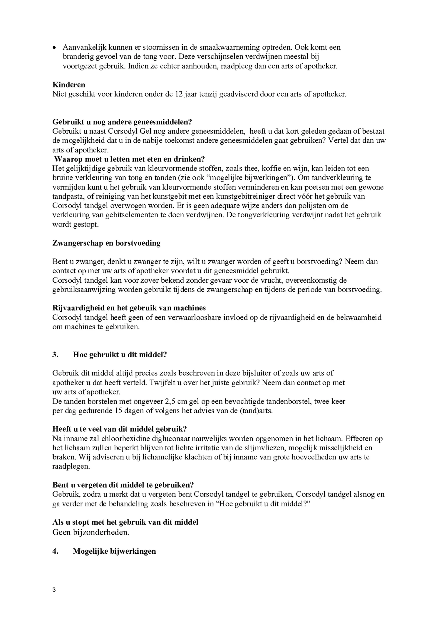 Mondverzorgingsset - Mondspoeling en Mondgel - afbeelding van document #5, bijsluiter