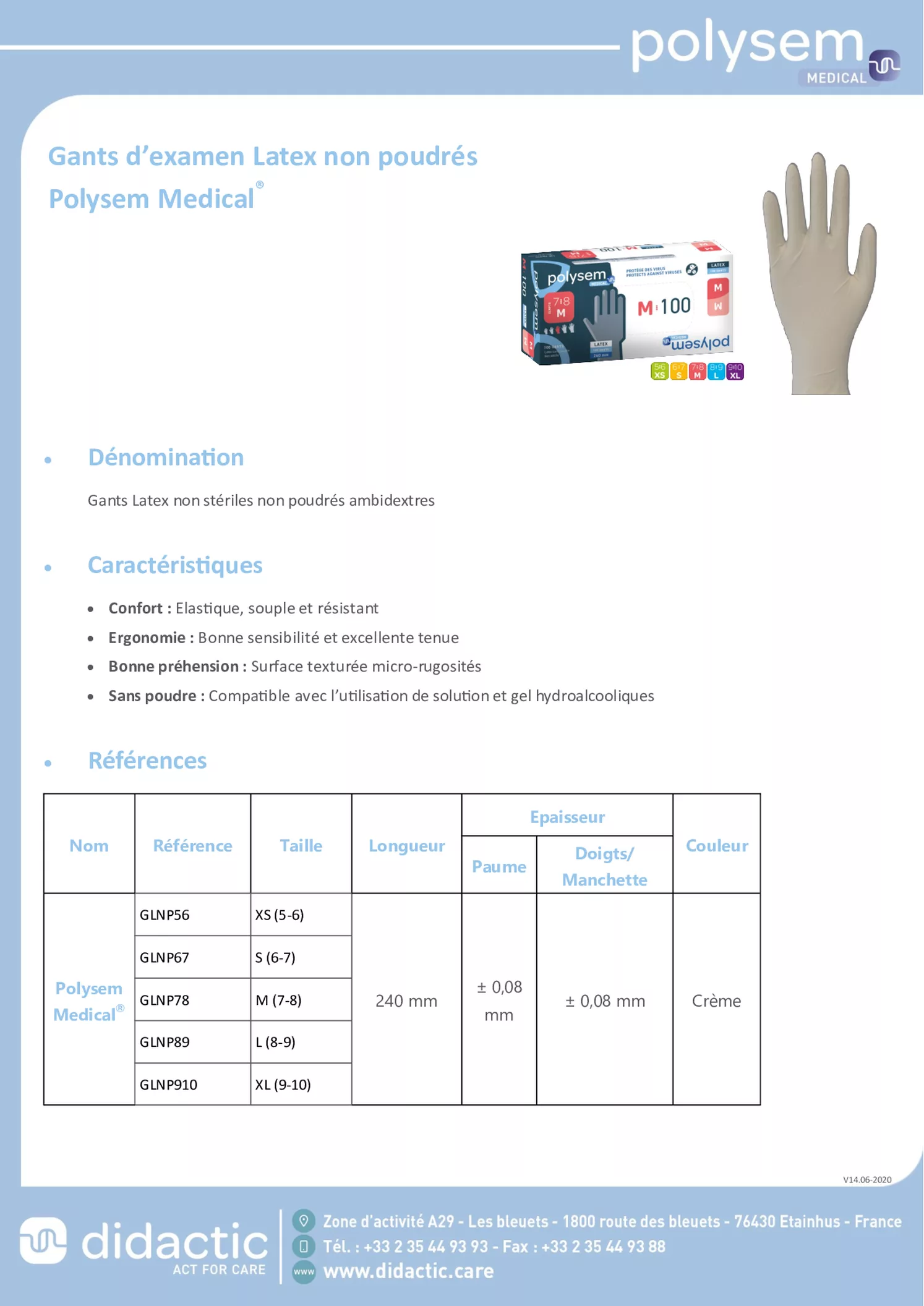 Latex Handschoenen Maat L afbeelding van document #1, gebruiksaanwijzing