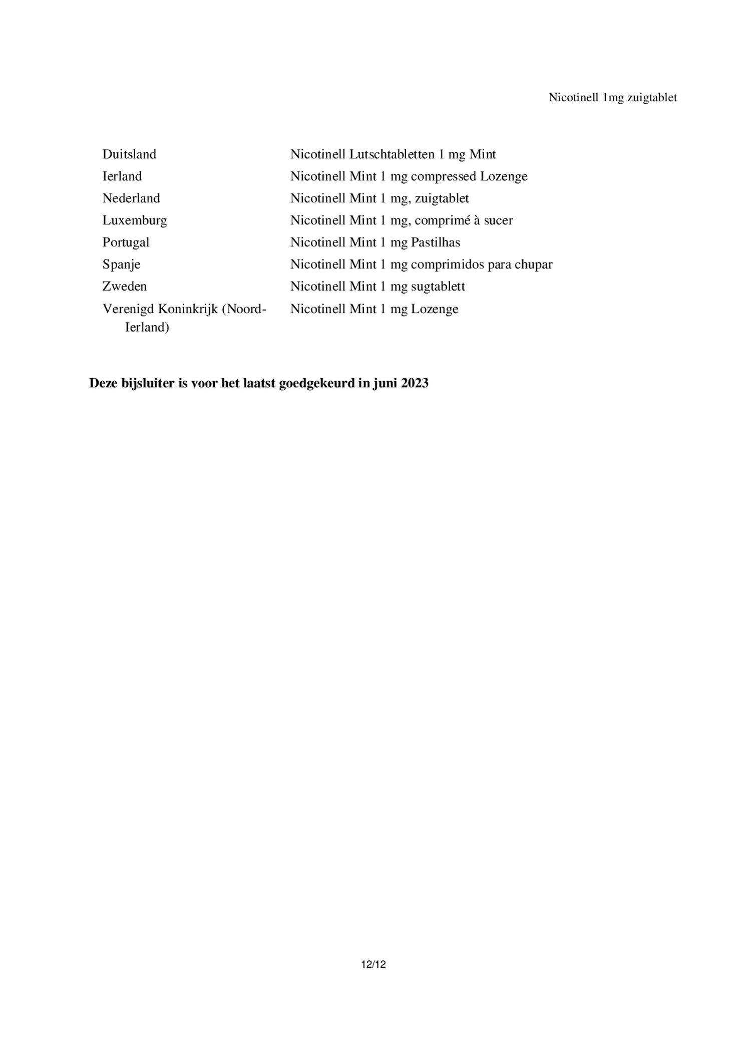 Combineer Pleister 14 mg (7st) en Zuigtablet Mint 1 mg (96st) - afbeelding van document #12, bijsluiter