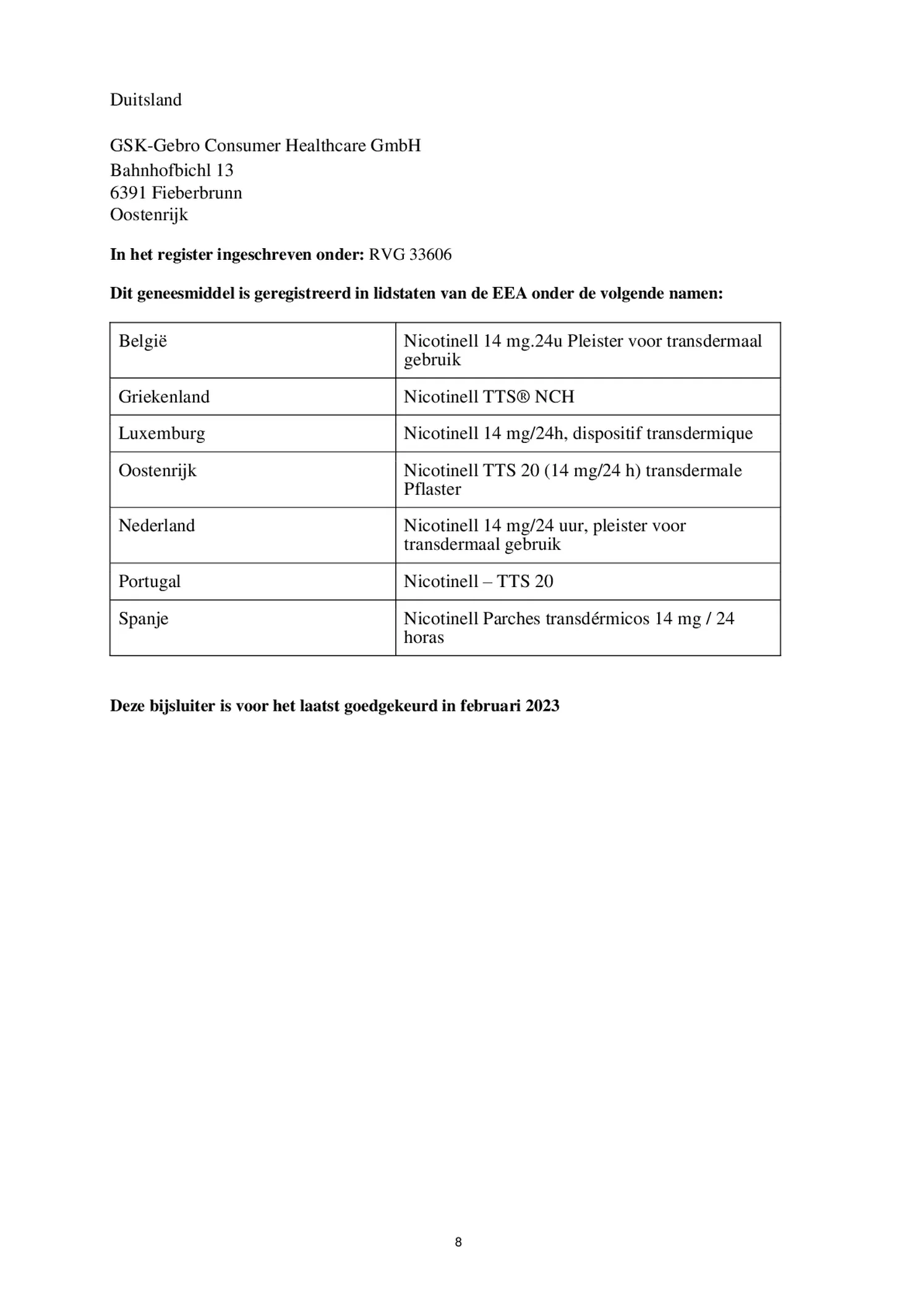 Combineer Pleister 14 mg (7st) en Zuigtablet Mint 1 mg (96st) - afbeelding van document #20, bijsluiter