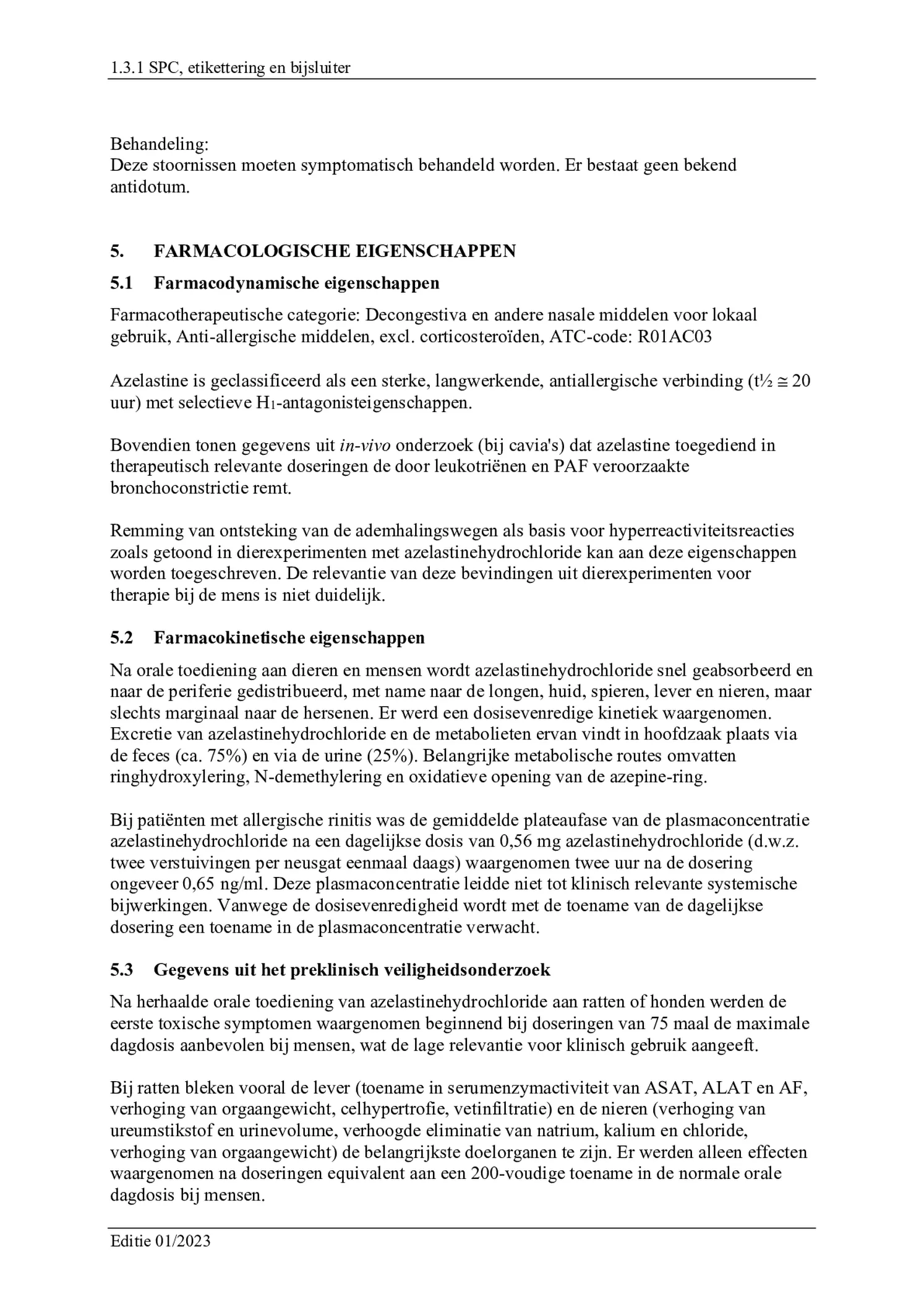 1mg/ml  Neusspray, oplossing afbeelding van document #4, bijsluiter