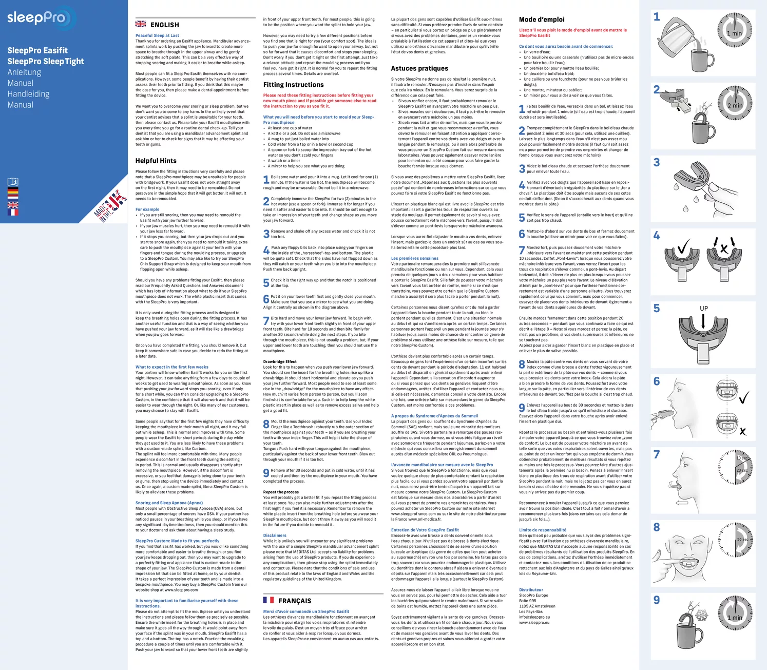 Anti-Snurkbeugel Easyfit Standard Antimicrobieel afbeelding van document #2, bijsluiter