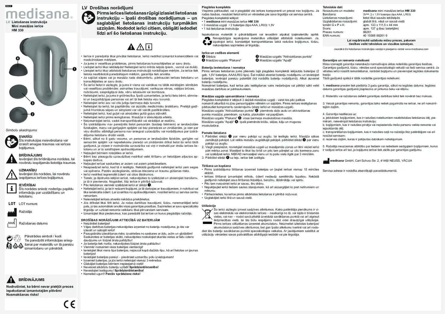 HM 330 Mini Hand Massage afbeelding van document #22, gebruiksaanwijzing