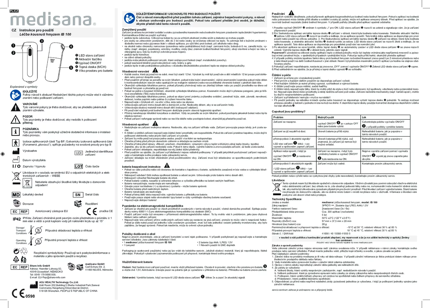 IB100 Insectenbeet Verzachter afbeelding van document #14, gebruiksaanwijzing