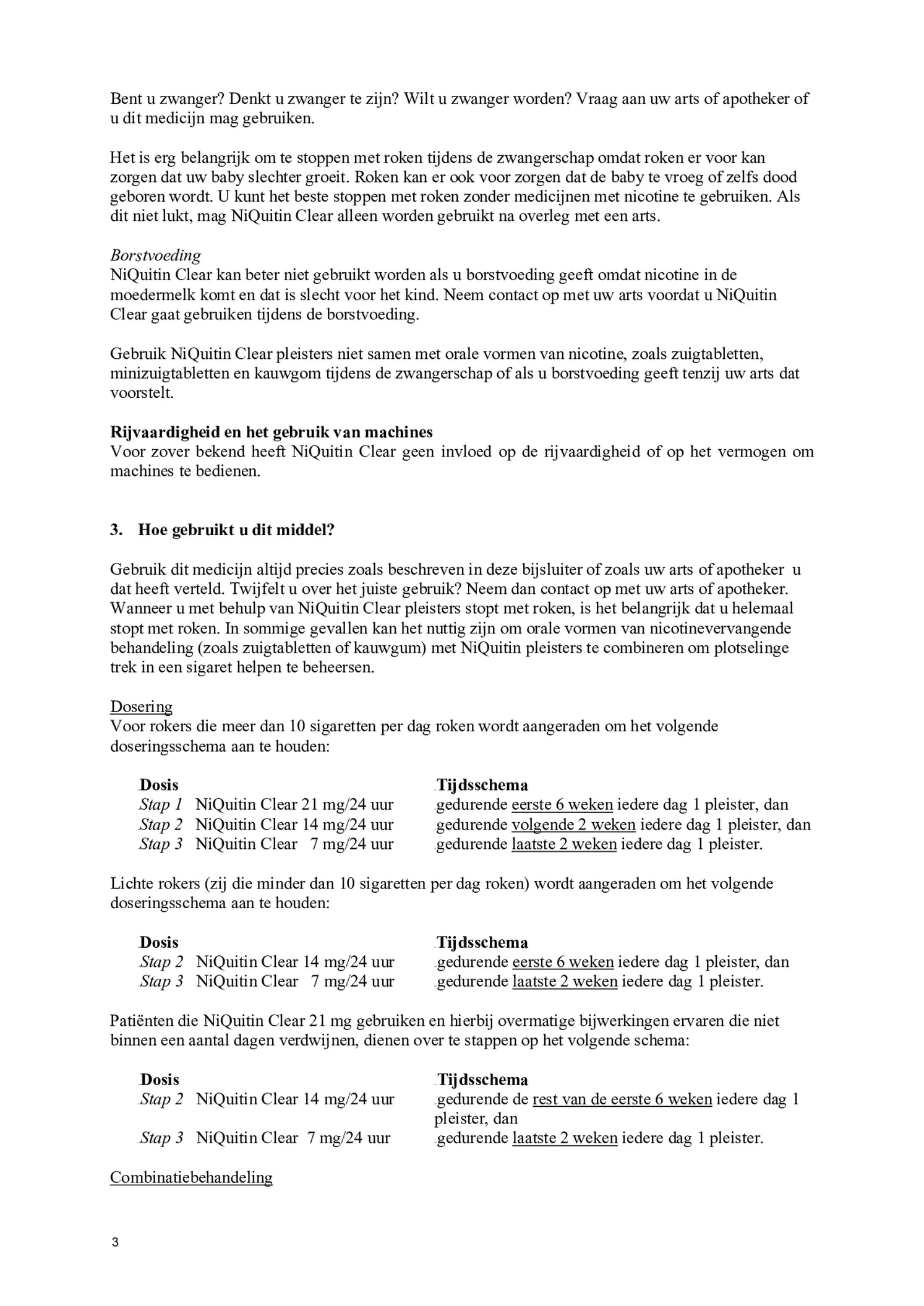 Minizuigtabletten Mint 2.0mg + Clear Pleisters 21mg Stap 1 Combi afbeelding van document #3, bijsluiter