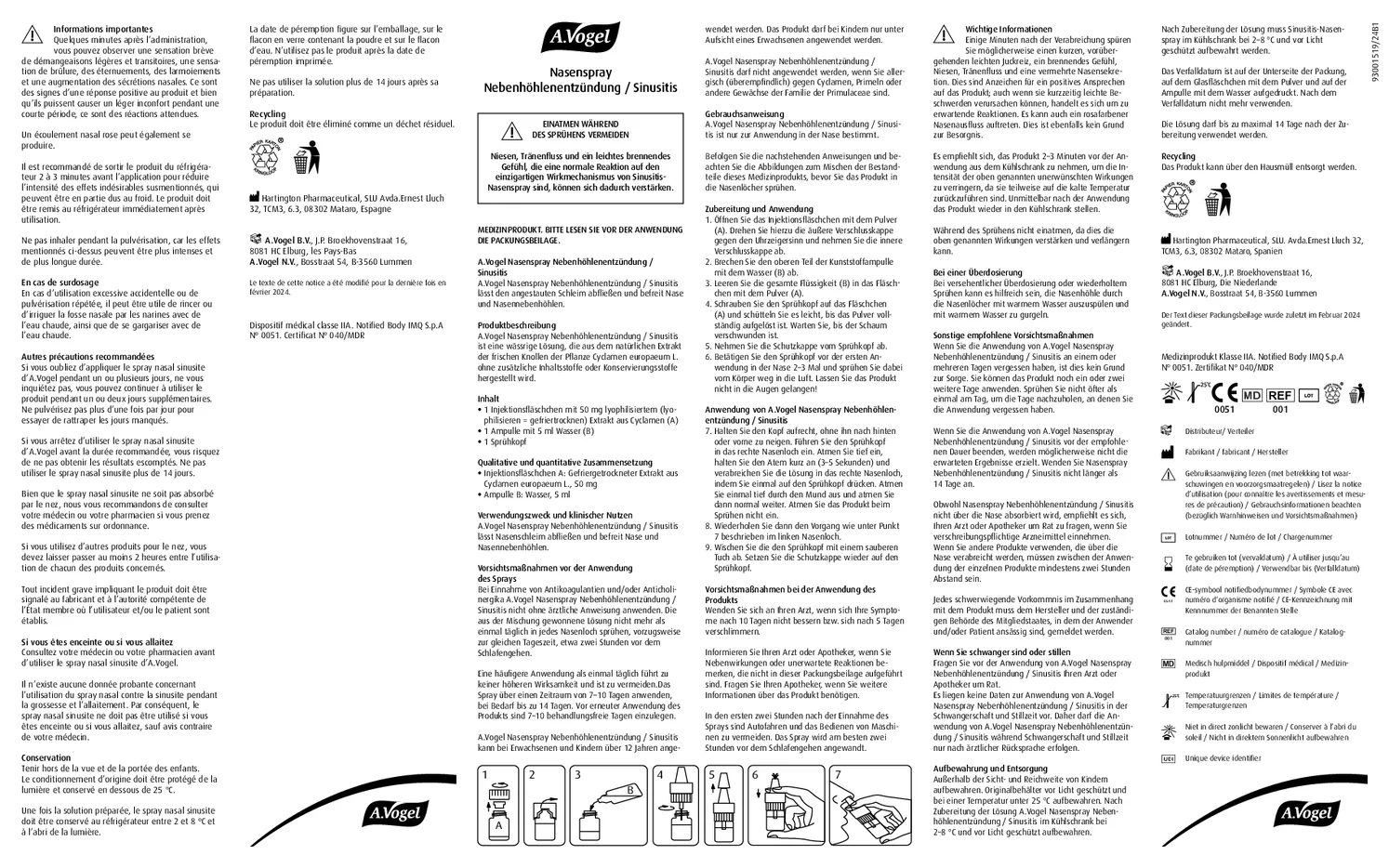 Neusspray Bijholteontsteking/Sinusitis afbeelding van document #2, gebruiksaanwijzing