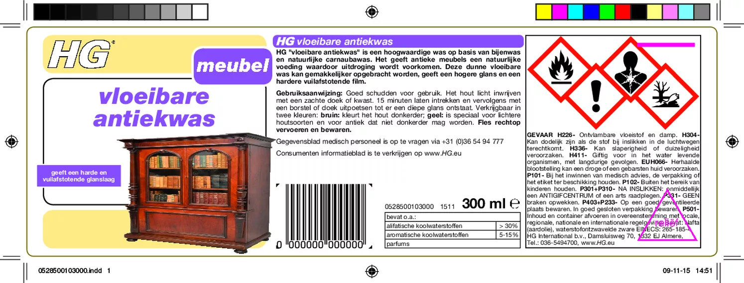 Vloeibare Antiekwas afbeelding van document #1, etiket