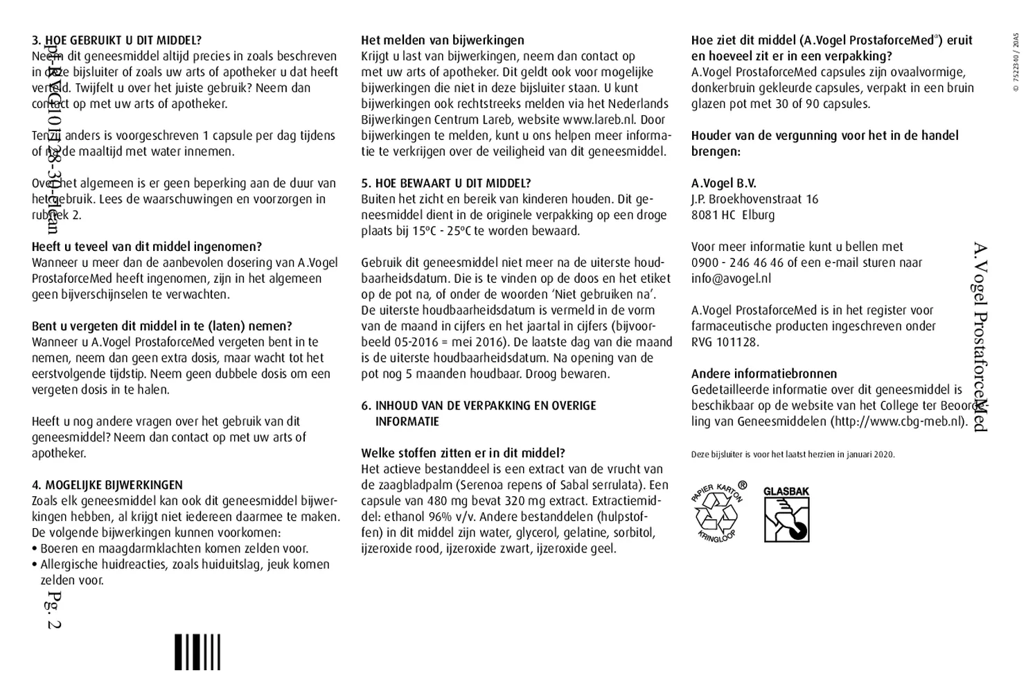 ProstaforceMed Capsules afbeelding van document #2, bijsluiter