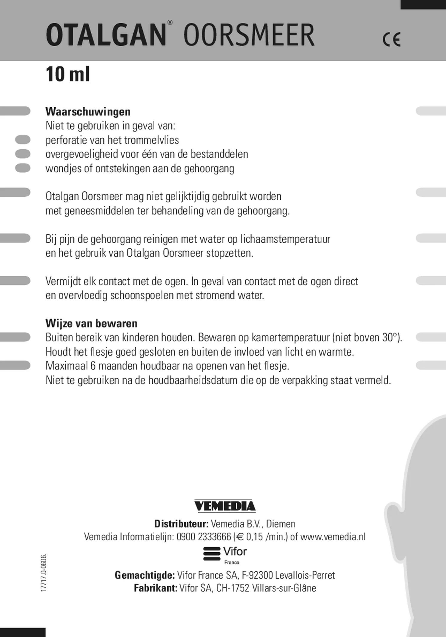 Oorsmeer Druppels afbeelding van document #2, gebruiksaanwijzing