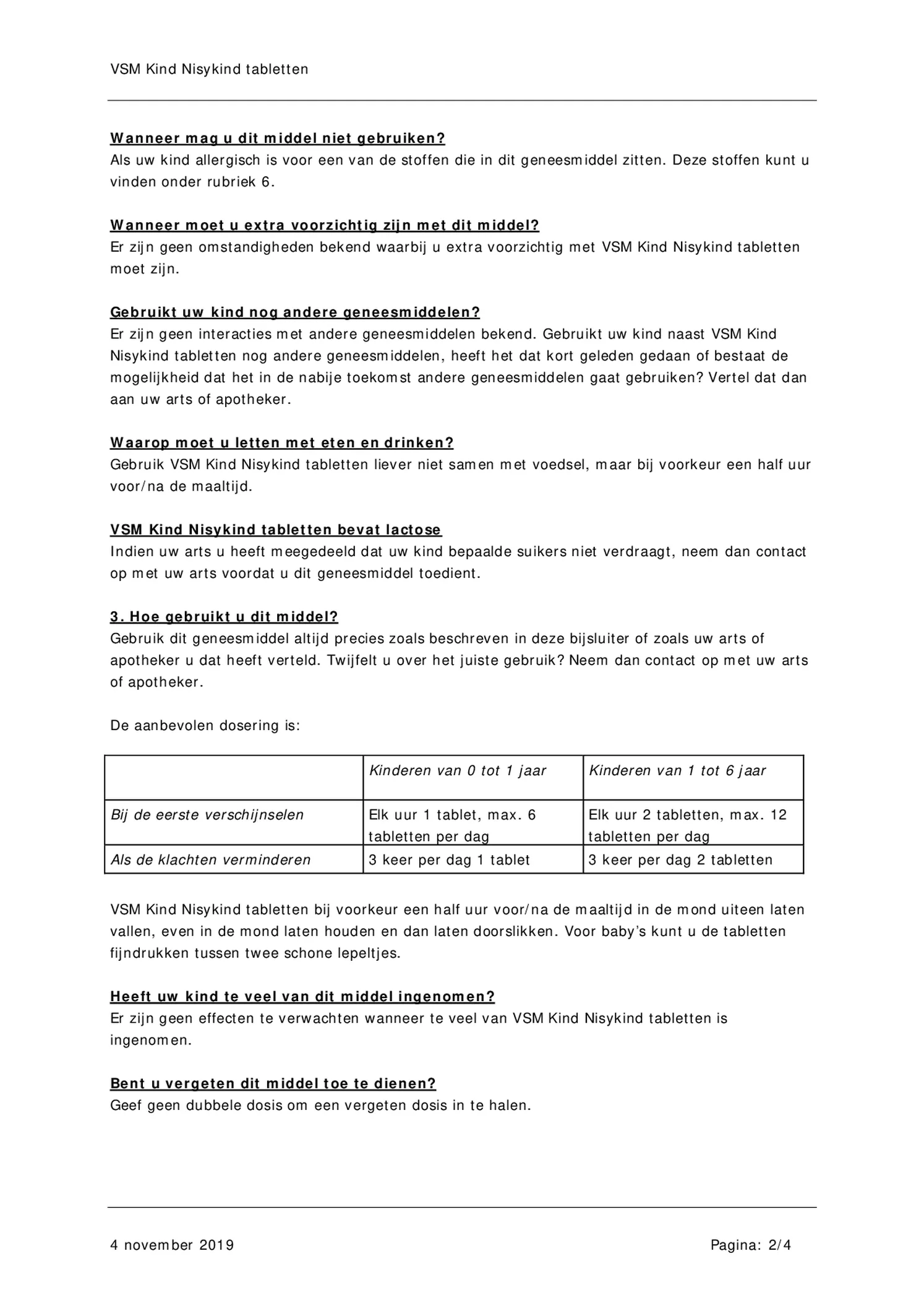 Kind 0-6 Nisykind Tabletten afbeelding van document #2, bijsluiter